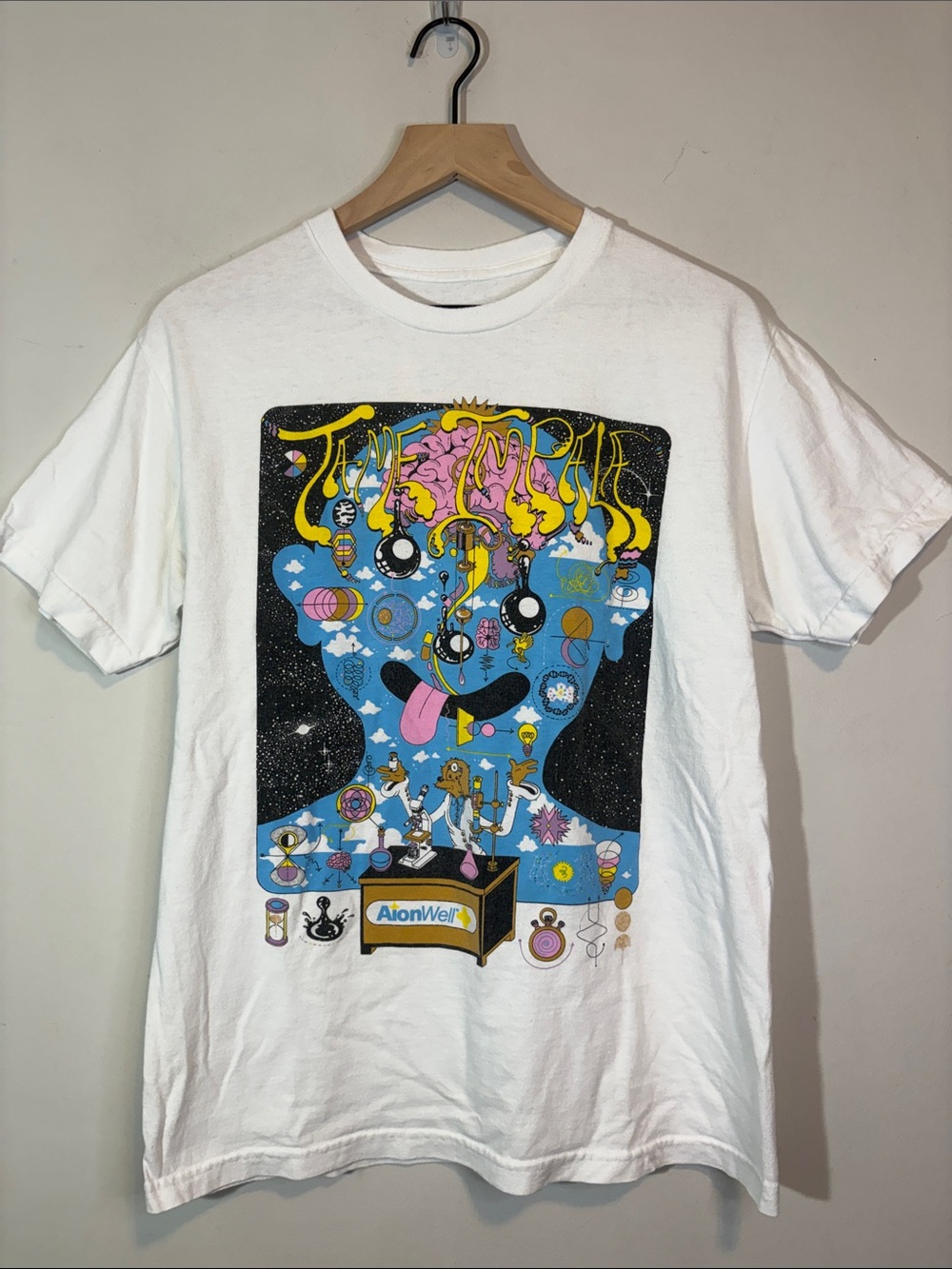 Official Tame Impala The Slow Rush 2021 Tour Merch AionWell Mock Pharma T-Shirt